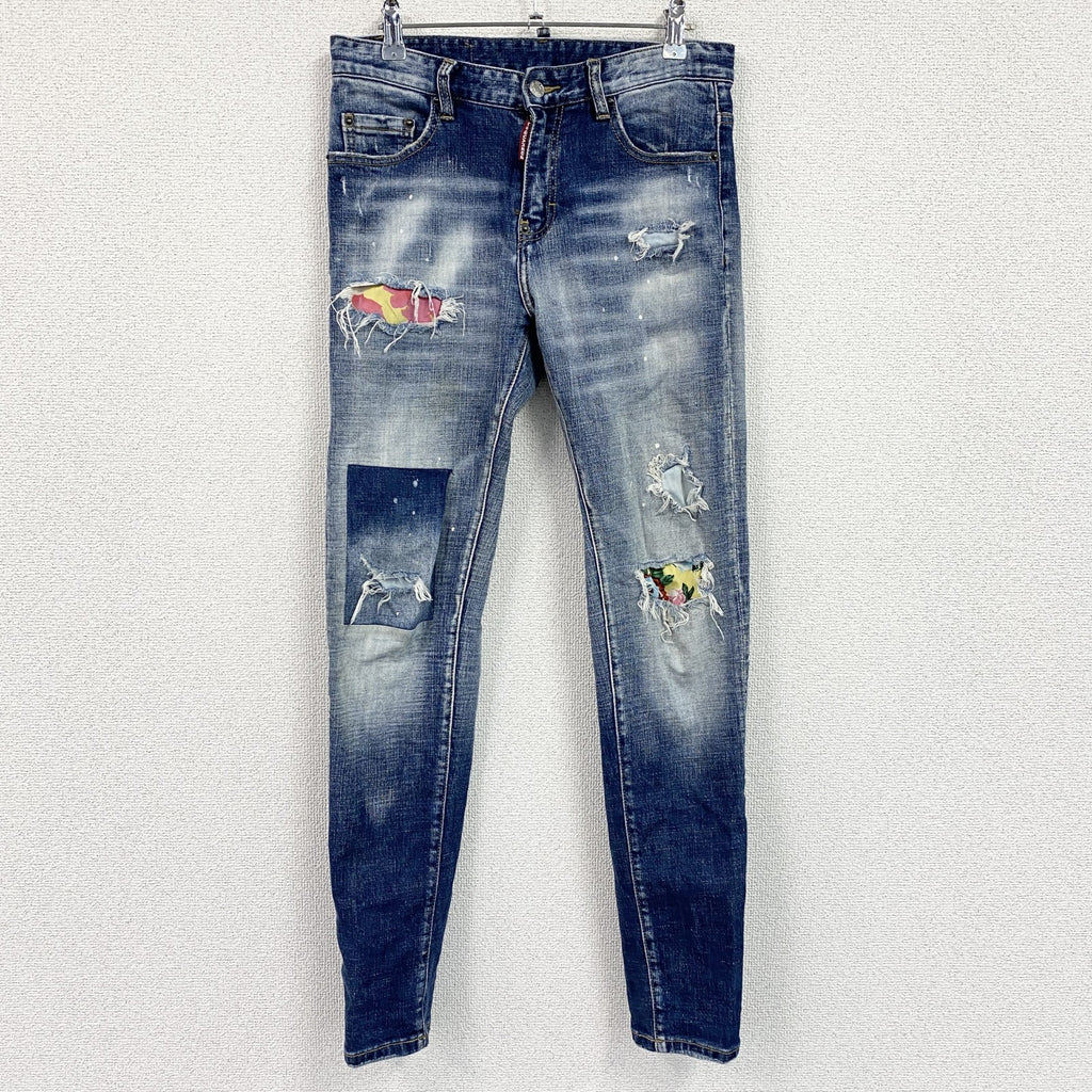 DSQUARED2　ディースクエアード　スケータージーン　デニムパンツ/ジーンズ　ジップフライ　インディゴ　W30サイズ