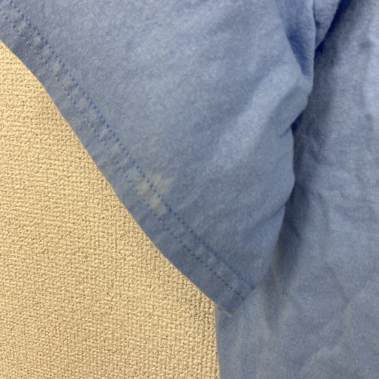 古着 used　GILDAN ギルダン　半袖プリントデザインTシャツ　フロリダ　クルーネック　レトロ　青　ブルー　Mサイズ