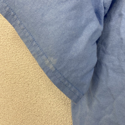 古着 used　GILDAN ギルダン　半袖プリントデザインTシャツ　フロリダ　クルーネック　レトロ　青　ブルー　Mサイズ