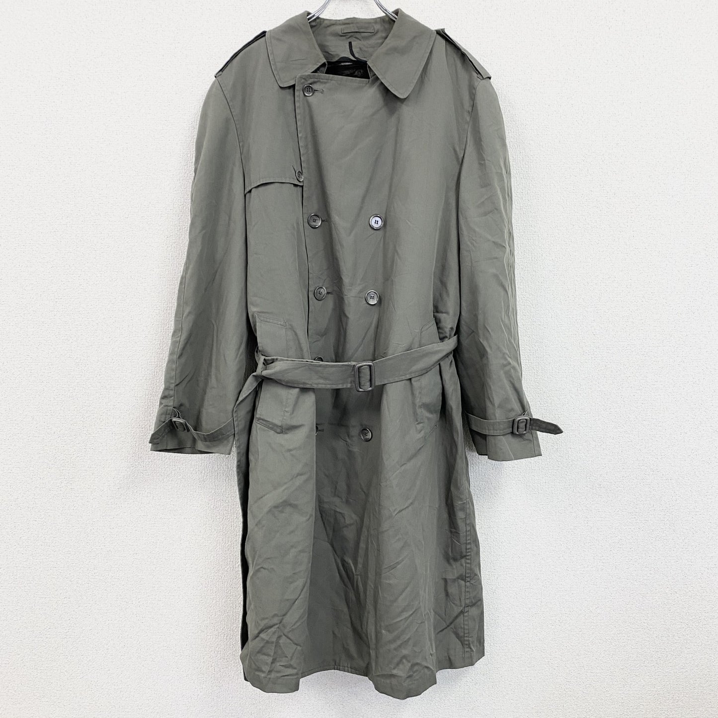 LONDON FOG　ロンドンフォグ　ダブルトレンチコート　カーキ　46サイズ