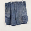 American Eagle　アメリカンイーグル　ハーフカーゴパンツ/ショートパンツ　ジップフライ　紺　ネイビー　36サイズ