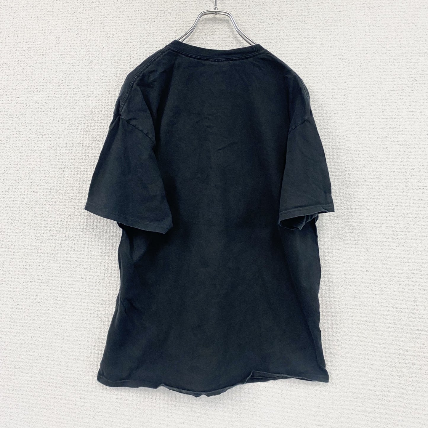 Hanes　ヘインズ　半袖プリントTシャツ　Con-way Freight　企業ロゴ　黒　ブラック　XLサイズ