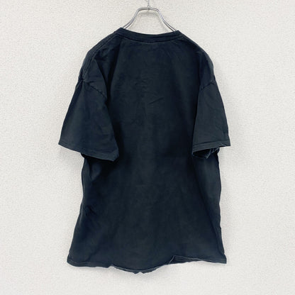 Hanes　ヘインズ　半袖プリントTシャツ　Con-way Freight　企業ロゴ　黒　ブラック　XLサイズ