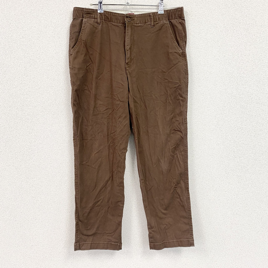 Levi’s　リーバイス　ワークパンツ　チノパン　ジップフライ　茶色　ブラウン　Lサイズ