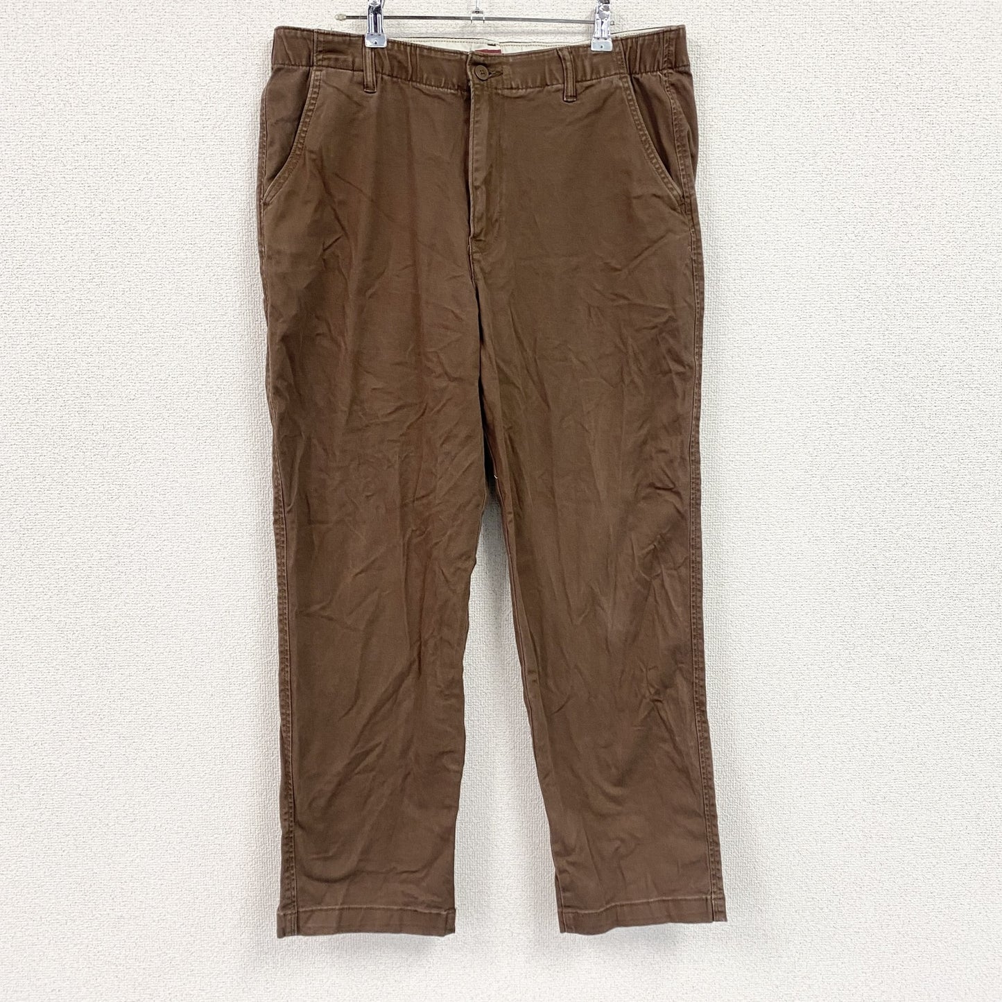 Levi’s　リーバイス　ワークパンツ　チノパン　ジップフライ　茶色　ブラウン　Lサイズ