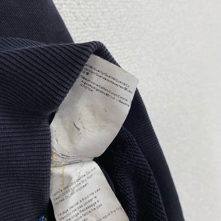 HUGO BOSS　ヒューゴボス　フルジップスウェットブルゾン　バイカラー　黒　紺　ブラック　ネイビー