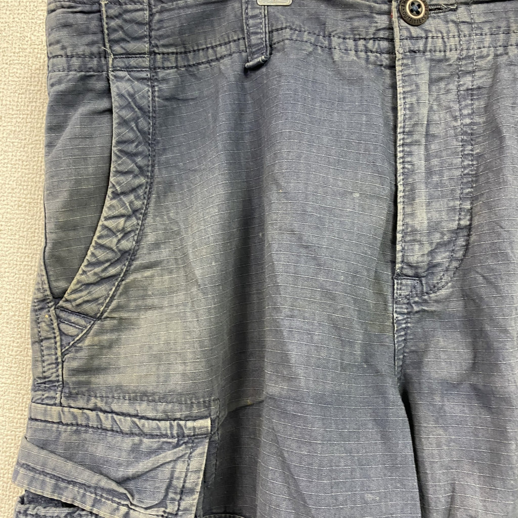 American Eagle　アメリカンイーグル　ハーフカーゴパンツ/ショートパンツ　ジップフライ　紺　ネイビー　36サイズ