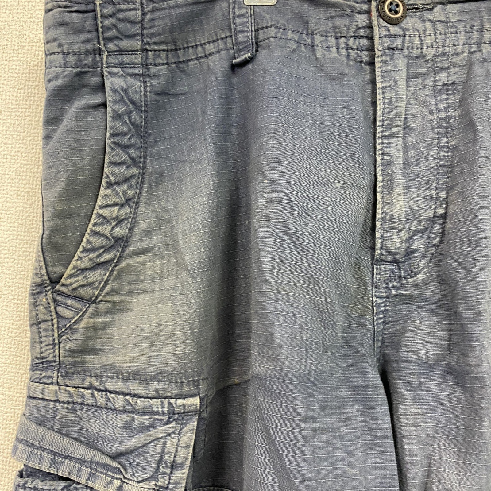 American Eagle　アメリカンイーグル　ハーフカーゴパンツ/ショートパンツ　ジップフライ　紺　ネイビー　36サイズ