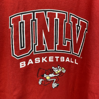 古着　used　champion　チャンピオン　半袖カレッジプリントTシャツ　UNLV　バスケ　レトロ　赤　レッド　Lサイズ