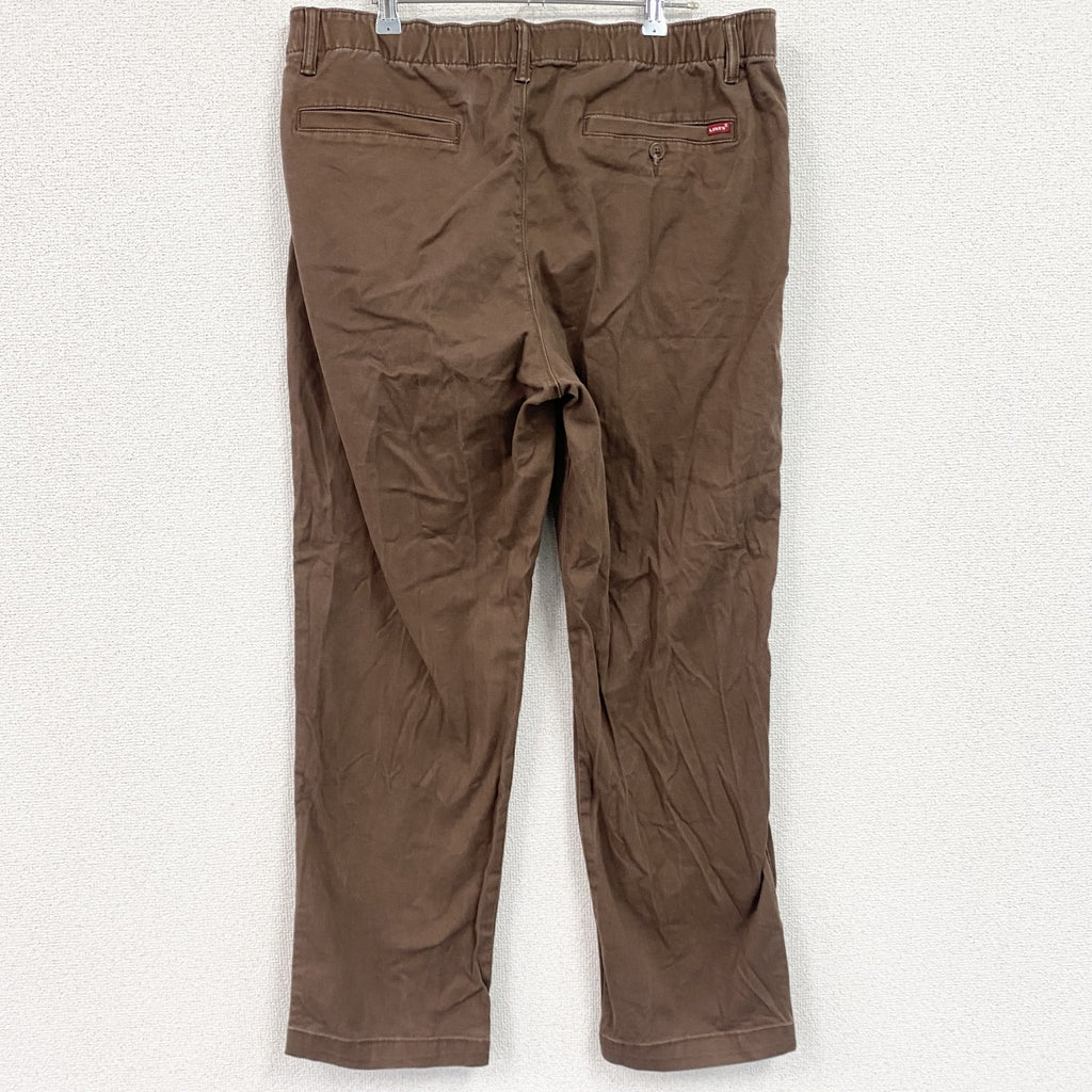 Levi’s　リーバイス　ワークパンツ　チノパン　ジップフライ　茶色　ブラウン　Lサイズ