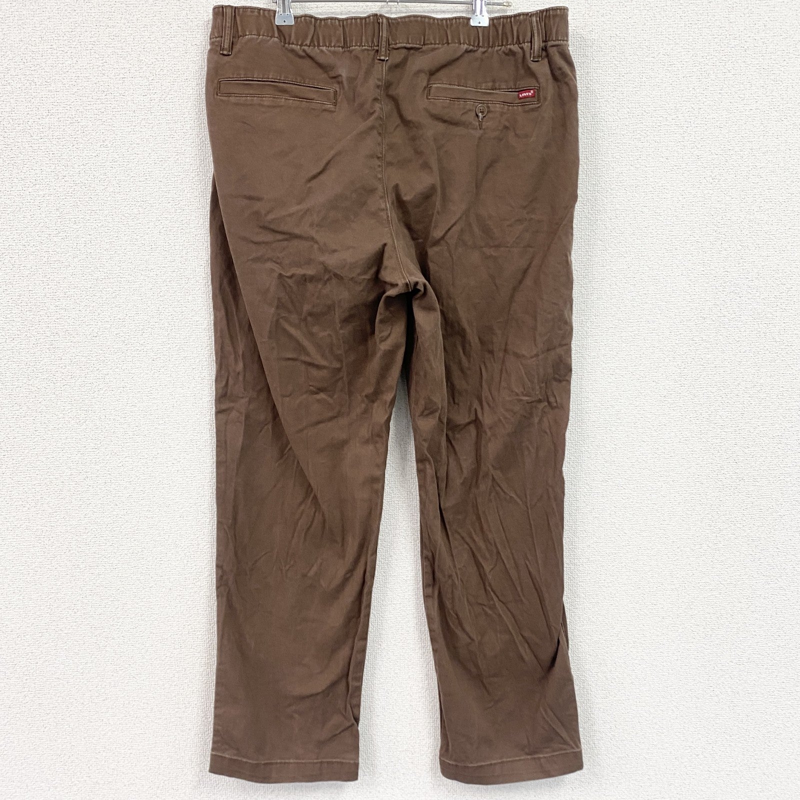 Levi’s　リーバイス　ワークパンツ　チノパン　ジップフライ　茶色　ブラウン　Lサイズ