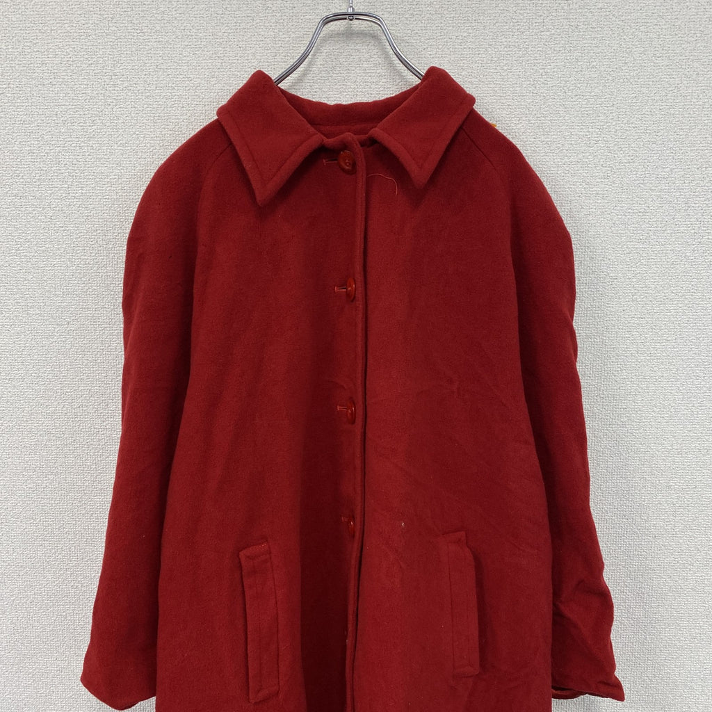 ～70s　PENDLETON　ペンドルトン　ウールステンカラーコート　バルマカーンコート　ヴィンテージ　赤　レッド　