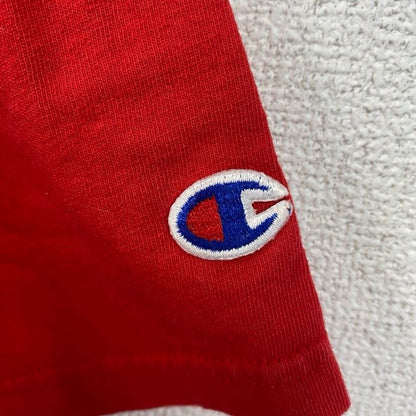 古着　used　champion　チャンピオン　半袖カレッジプリントTシャツ　UNLV　バスケ　レトロ　赤　レッド　Lサイズ