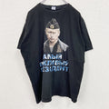 FAYZ-M　ウラジーミルプーチン　半袖プリントTシャツ　シングルステッチ　黒　ブラック　54サイズ