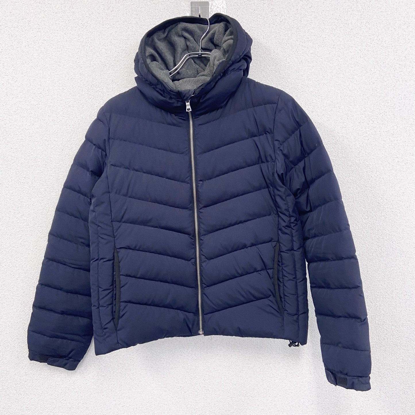 GAP　ギャップ　フルジップダウンジャケット　ダウン80%　紺　ネイビー　Mサイズ