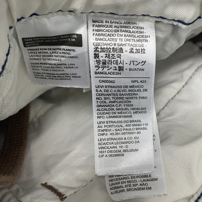 Levi’s　リーバイス　ワークパンツ　チノパン　ジップフライ　茶色　ブラウン　Lサイズ