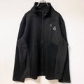 古着 used　Reebok リーボック　アウトドアウェア　長袖フルジップフリースジャケット　ワンポイントロゴ　黒　XLサイズ