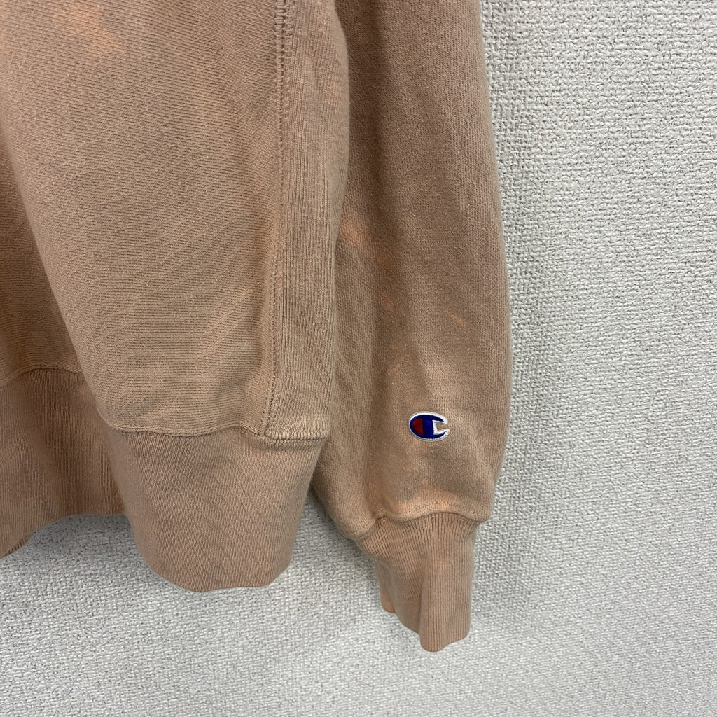 Champion　チャンピオン　リバースウィーブ　スウェット/トレーナー　ヘビーウェイト　刺繡ロゴ　くすみピンク　Mサイズ