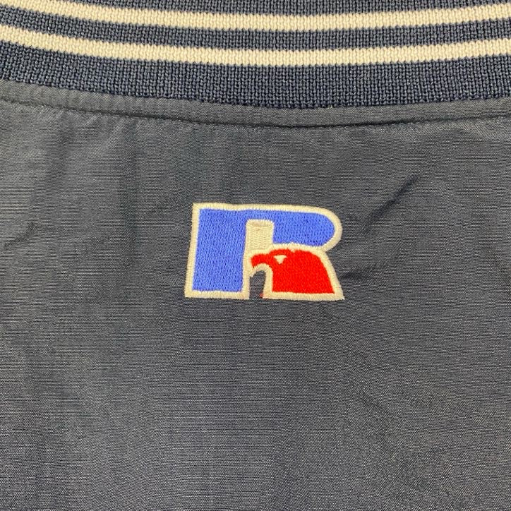 古着　used　RUSSELL ATHLETIC　ラッセルアスレティック　プルオーバー　ナイロン　ネイビー　紺　XXLサイズ