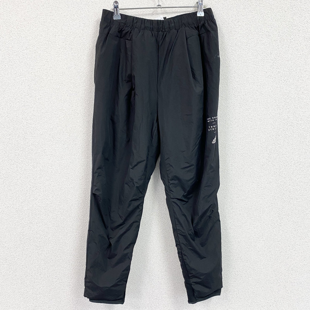 adidas　アディダス　ウィンドハイブリットパンツ　ジャージパンツ　黒　ブラック　Lサイズ