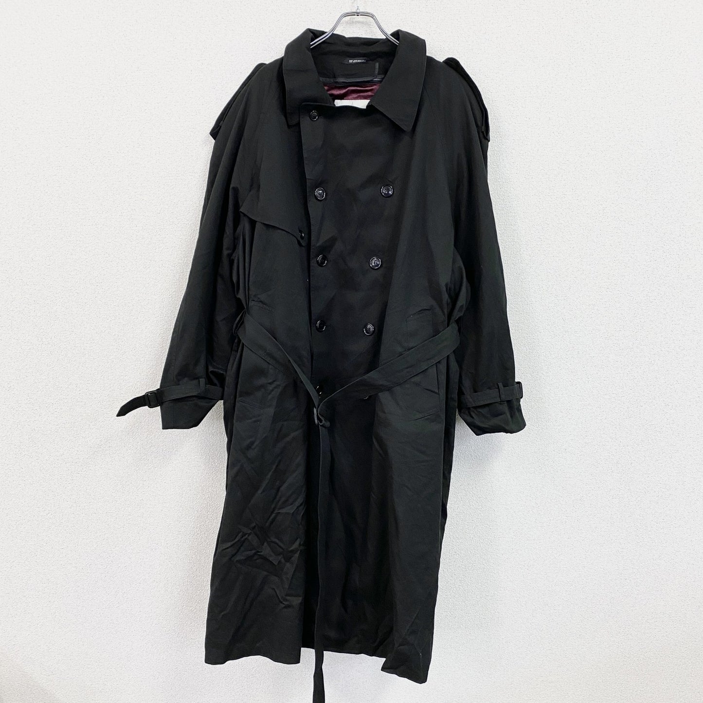 LONDON FOG　ロンドンフォグ　ダブルトレンチコート　黒　ブラック　XXLサイズ