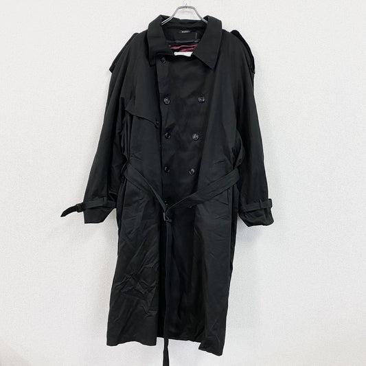 LONDON FOG　ロンドンフォグ　ダブルトレンチコート　黒　ブラック　XXLサイズ