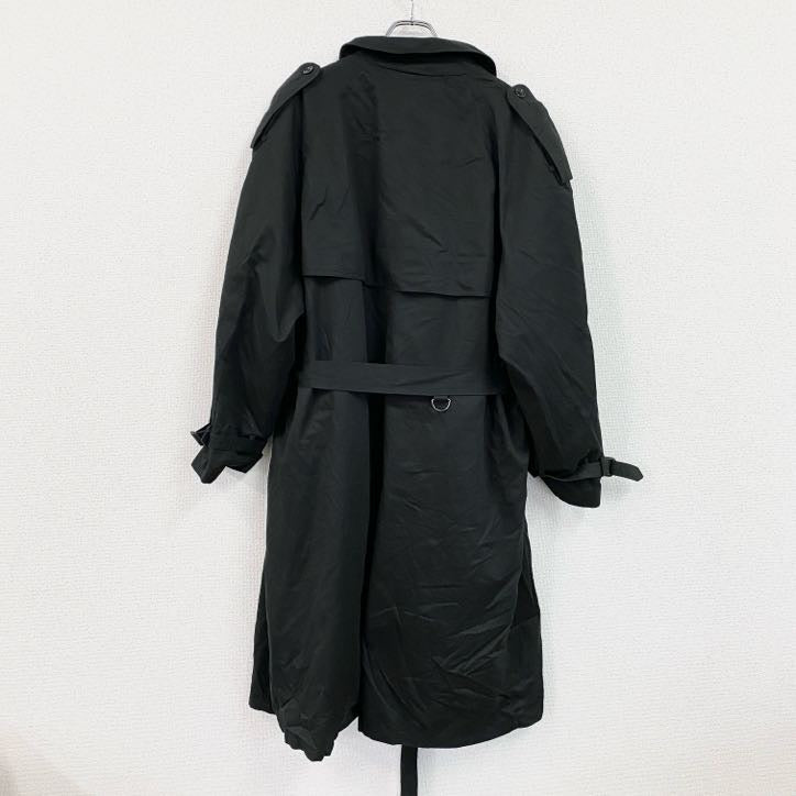 LONDON FOG　ロンドンフォグ　ダブルトレンチコート　黒　ブラック　XXLサイズ