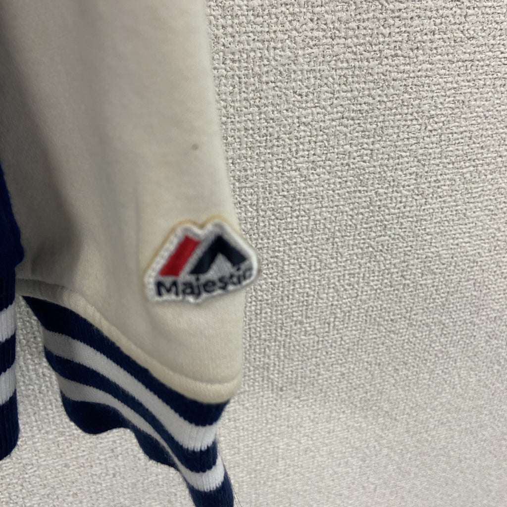 Majestic　スタジャン/スタジアムジャケット　MLB　ニューヨークヤンキース　青　ブルー　Lサイズ