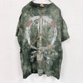 THE MOUNTAIN　ザマウンテン　半袖プリントTシャツ　タイダイ　緑　グリーン　Lサイズ