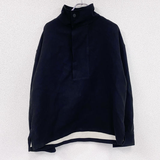 ZARA×STUDIO NICHOLSON　カンガルーポケットシャツジャケット　黒　ブラック　2XLサイズ