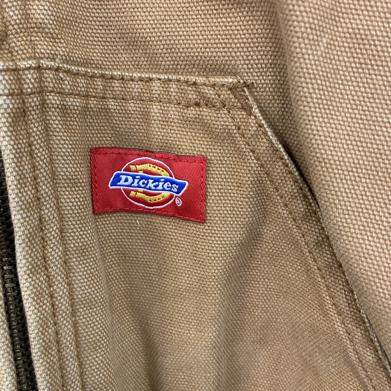 Dickies　ディッキーズ　フルジップダックパーカー　アクティブジャケットタイプ　ベージュ　XLサイズ