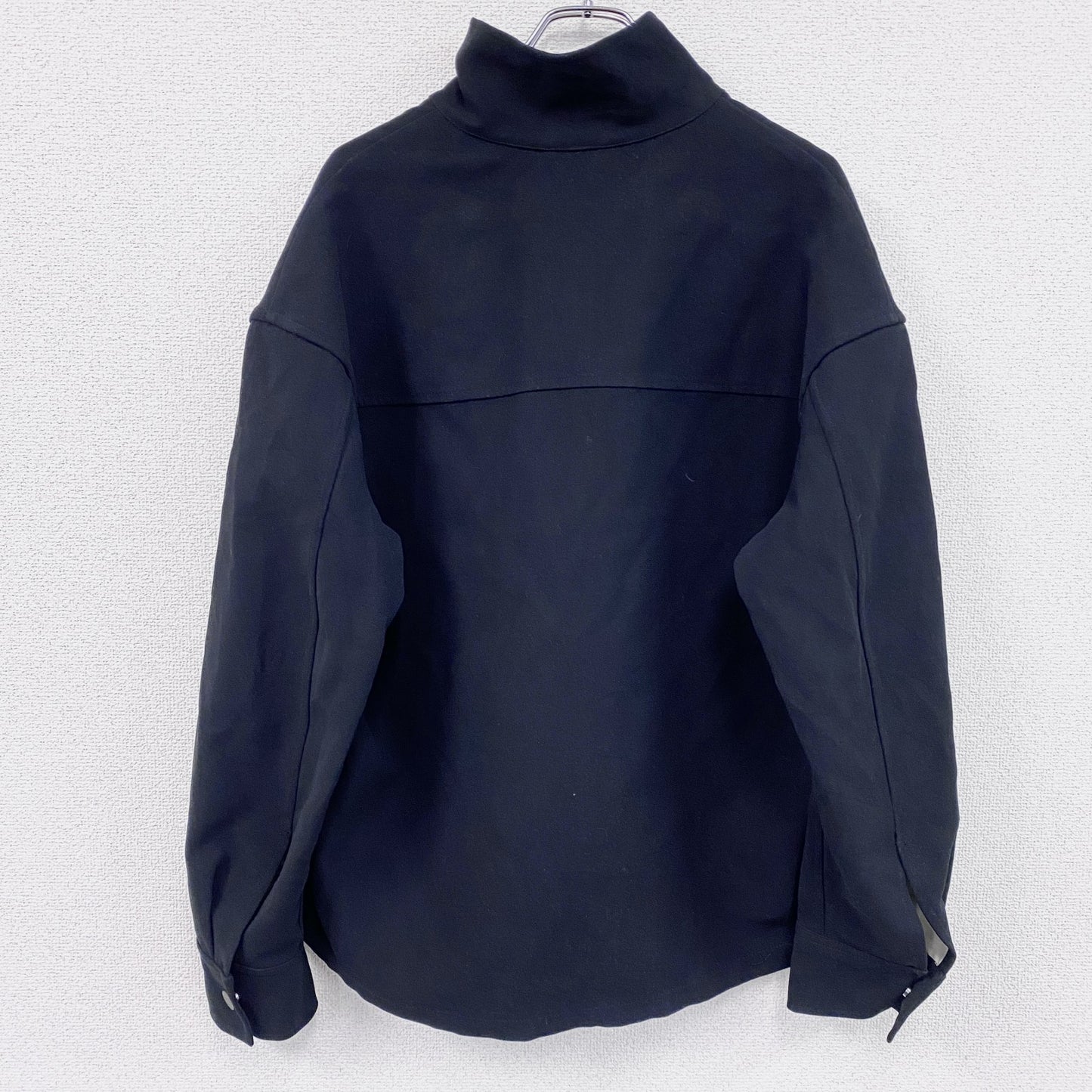 ZARA×STUDIO NICHOLSON　カンガルーポケットシャツジャケット　黒　ブラック　2XLサイズ