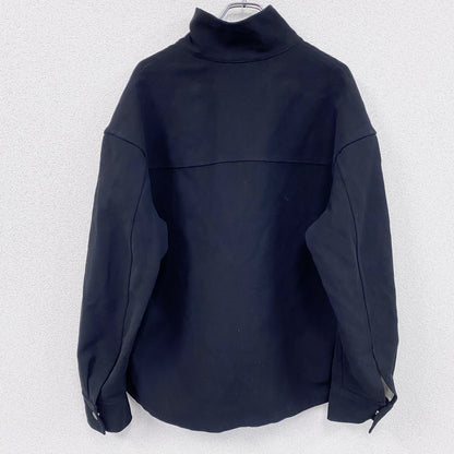 ZARA×STUDIO NICHOLSON　カンガルーポケットシャツジャケット　黒　ブラック　2XLサイズ