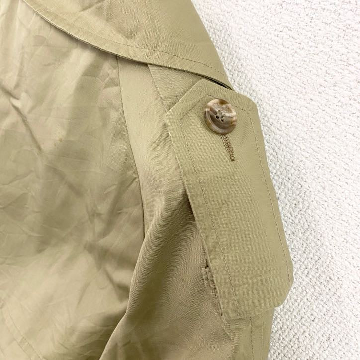 ダブルトレンチコート　ロングコート　ベージュ　40サイズ