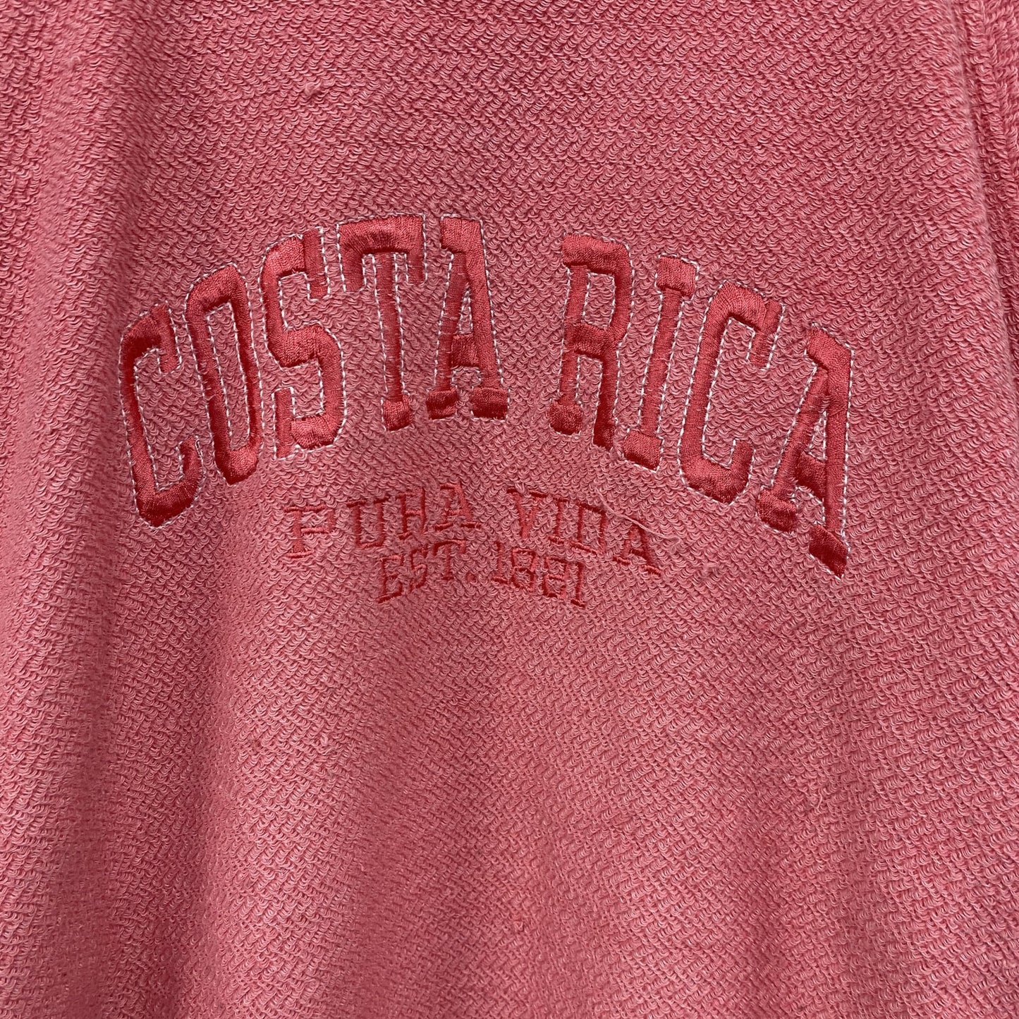 BASIX OF AMERICA　COSTA RICA　スウェット/トレーナー　ラグランスリーブ　ピンク　XLサイズ