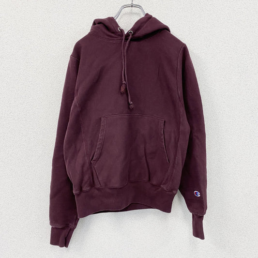 Champion　チャンピオン　リバースウィーブ　スウェットパーカー/フーディー　目無し　現行　ワインレッド　XSサイズ
