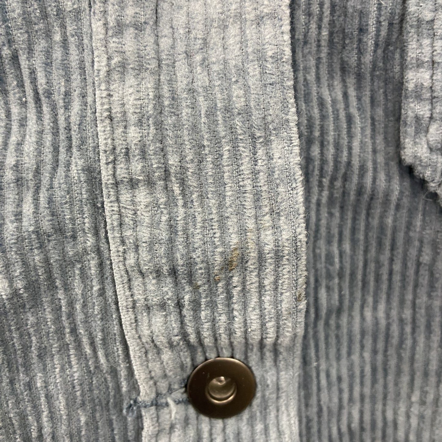 ZARA　ザラ　コーデュロイシャツジャケット　ウエスタンシャツ　青　ブルー　Mサイズ