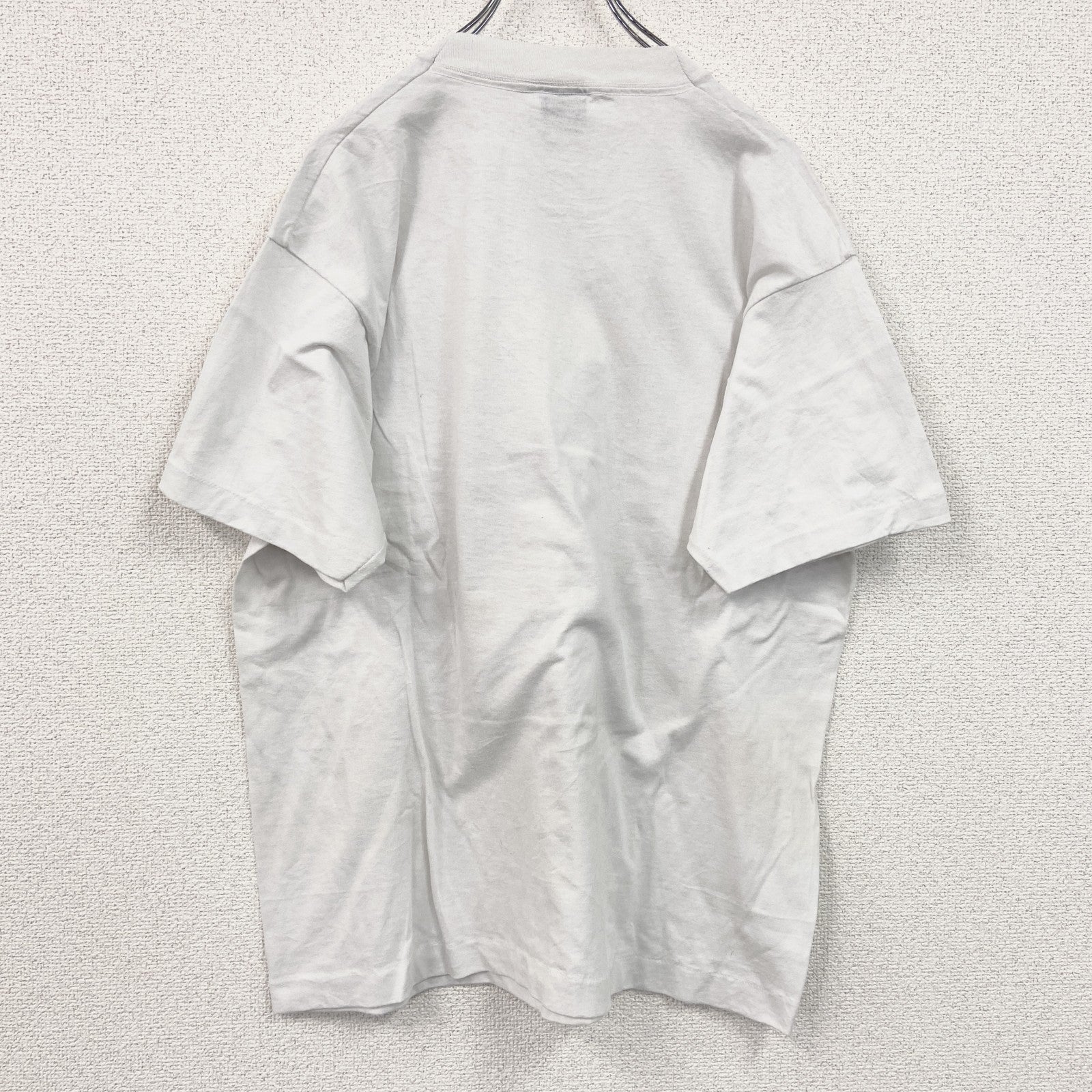 80s　SCREEN STARS　半袖アニマルプリントTシャツ　ヴィンテージ　シングルステッチ　白　ホワイト　XLサイズ