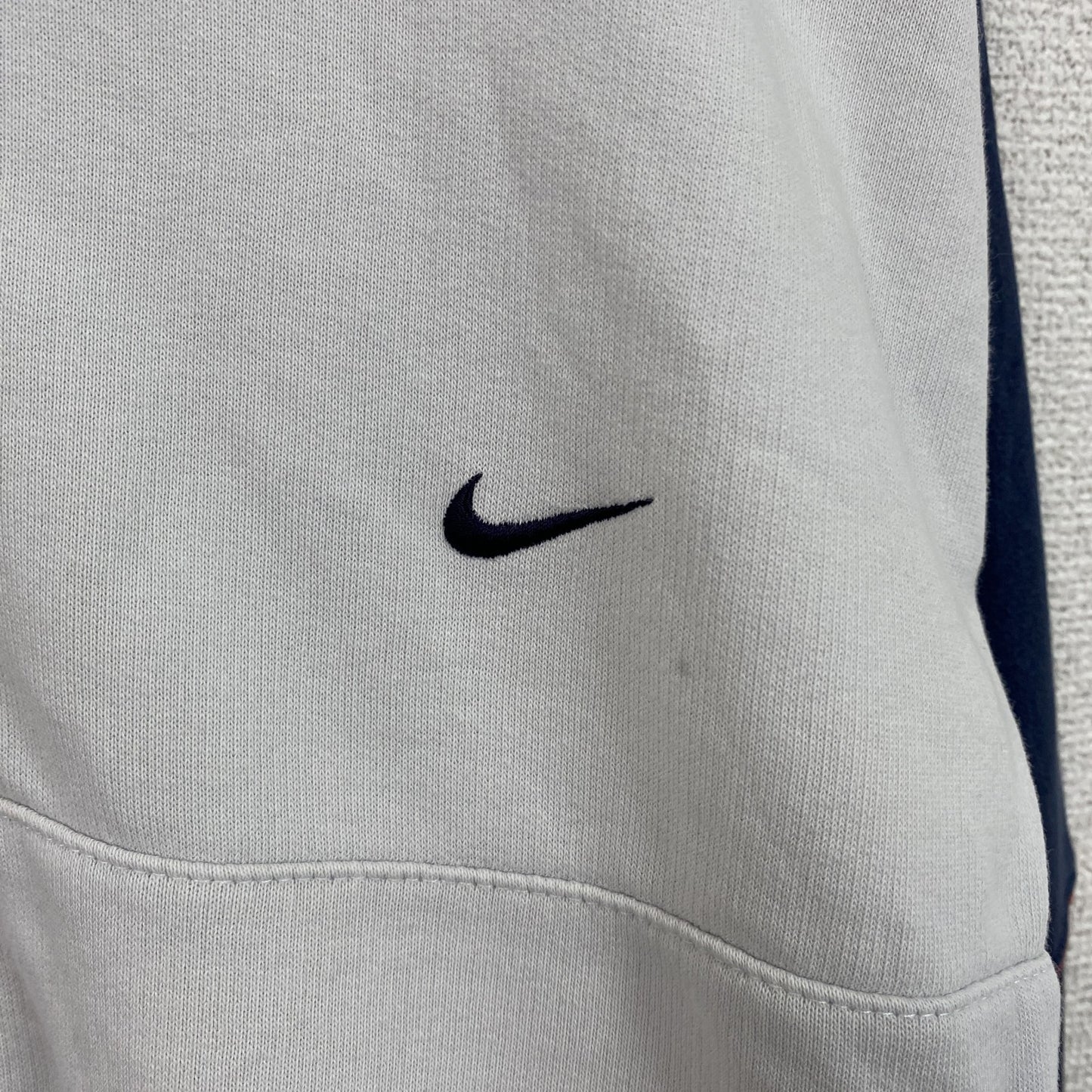 00s　NIKE　ナイキ　フルジップスウェットジャケット　トラックジャケット/ジャージ　白　ホワイト　Lサイズ