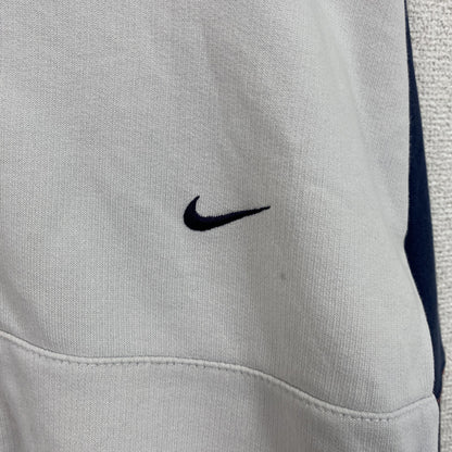 00s　NIKE　ナイキ　フルジップスウェットジャケット　トラックジャケット/ジャージ　白　ホワイト　Lサイズ