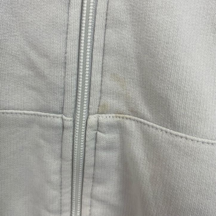 00s　NIKE　ナイキ　フルジップスウェットジャケット　トラックジャケット/ジャージ　白　ホワイト　Lサイズ