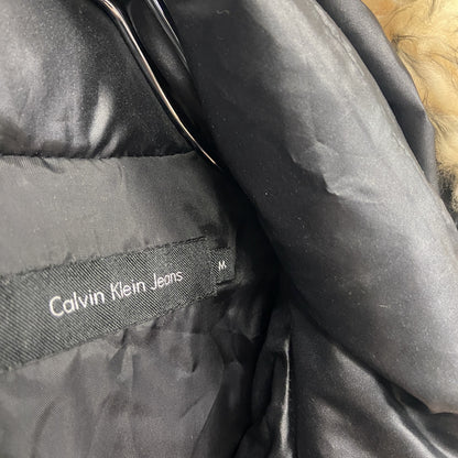 Calvin Klein Jeans　カルバンクラインジーンズ　ダウンジャケット　ダウン80%　黒　ブラック　Mサイズ