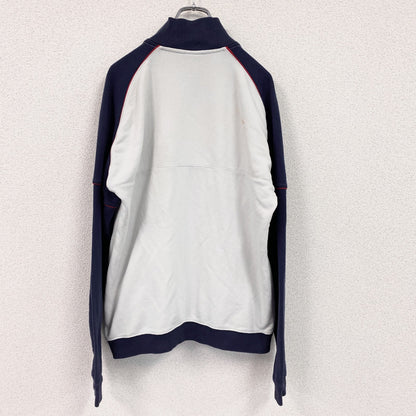 00s　NIKE　ナイキ　フルジップスウェットジャケット　トラックジャケット/ジャージ　白　ホワイト　Lサイズ