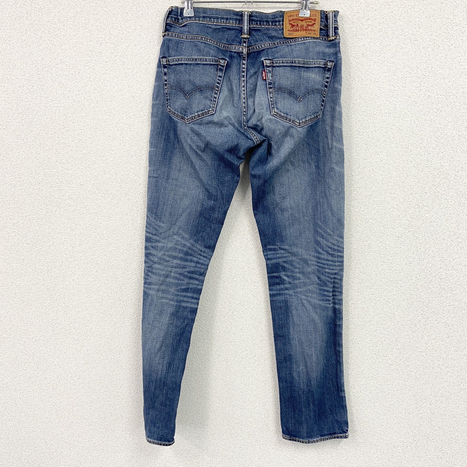 Levi's　リーバイス　511　デニムパンツ/ジーンズ　ハチの巣　フェード　鬼ヒゲ　縦落ち　ジップフライ　インディゴ　32サイズ