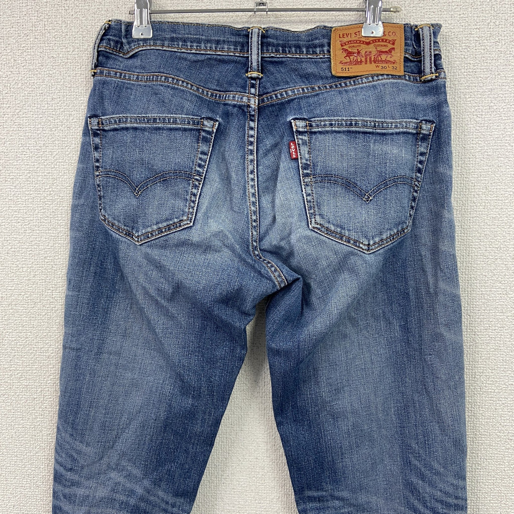 Levi's　リーバイス　511　デニムパンツ/ジーンズ　ハチの巣　フェード　鬼ヒゲ　縦落ち　ジップフライ　インディゴ　32サイズ