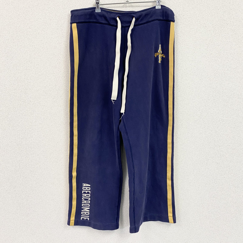 Abercrombie&Fitch　アバクロンビー&フィッッチ　トラックパンツ/ジャージパンツ　紺　ネイビー　Lサイズ