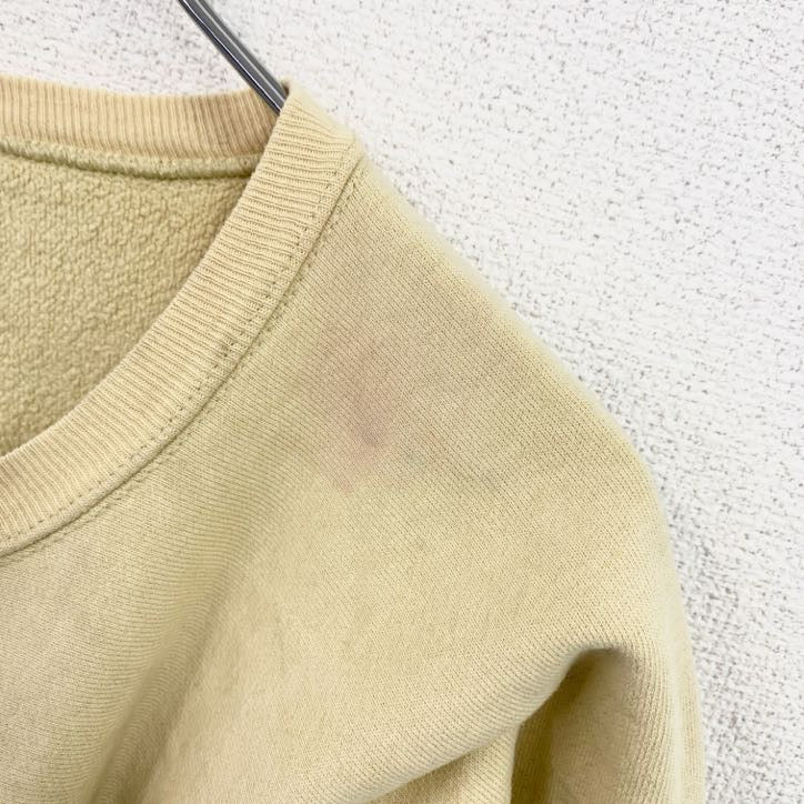 90s　Champion　チャンピオン　リバースウィーブ　スウェット/トレーナー　刺繍タグ　イエロー　2XLサイズ