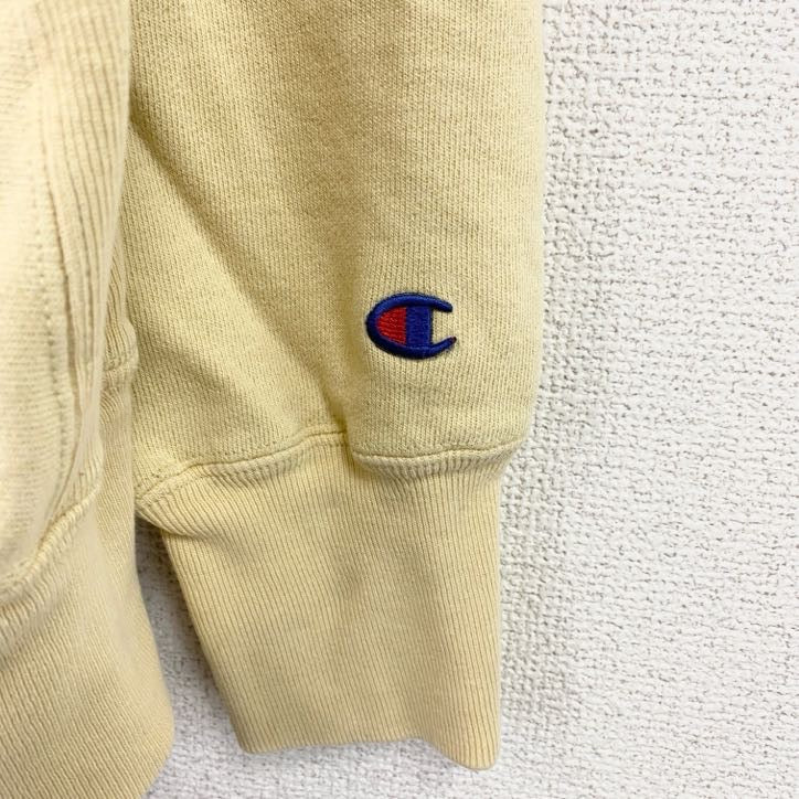 90s　Champion　チャンピオン　リバースウィーブ　スウェット/トレーナー　刺繍タグ　イエロー　2XLサイズ