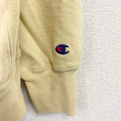 90s　Champion　チャンピオン　リバースウィーブ　スウェット/トレーナー　刺繍タグ　イエロー　2XLサイズ