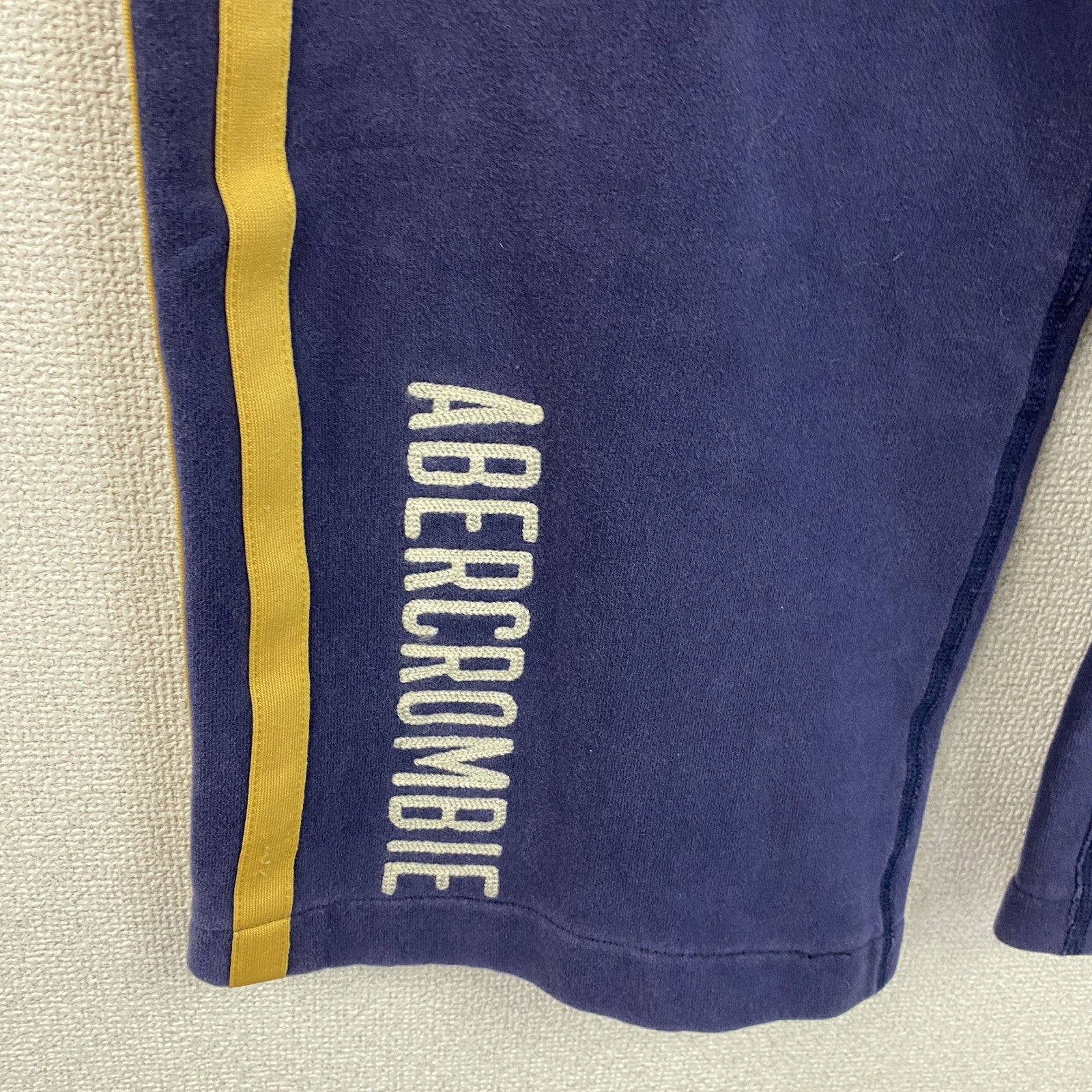 Abercrombie&Fitch　アバクロンビー&フィッッチ　トラックパンツ/ジャージパンツ　紺　ネイビー　Lサイズ